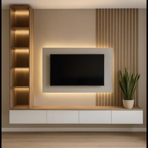 Centro de Entretenimiento y Mueble TV Moderno – Serie MÁSTER - vista 7