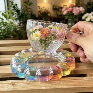Juego de Pocillos con Plato para Té y Café (4 Puestos / 8 Piezas) – ¡Únicos! - vista 3